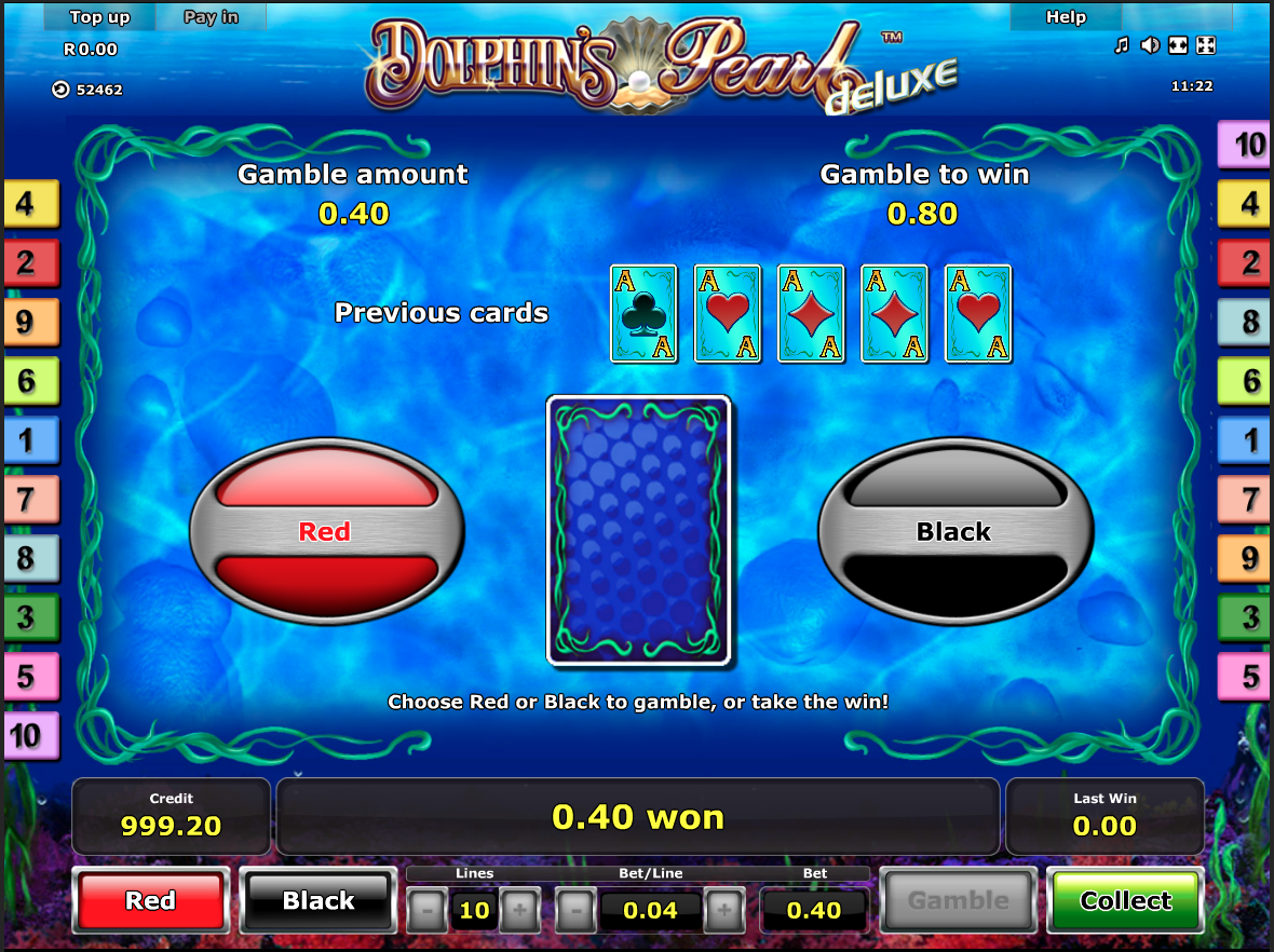 Dolphin’s Pearl Deluxe Gamble Feature