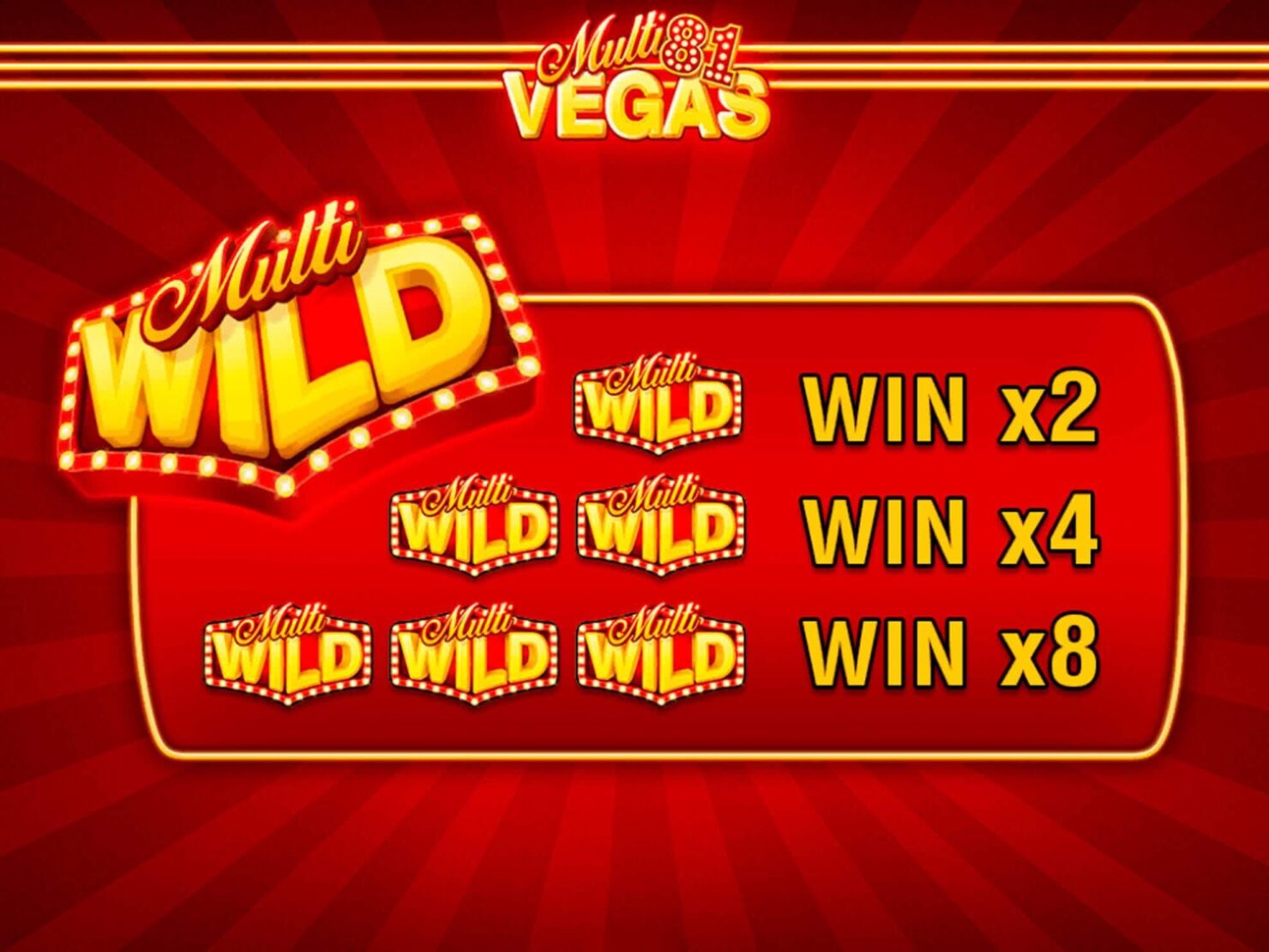 Multi Vegas 81 wild